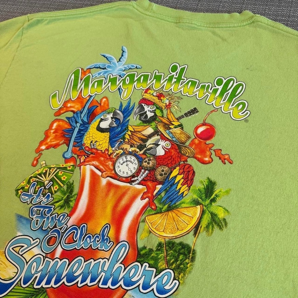 Margaritaville green XL cotton Mens tee